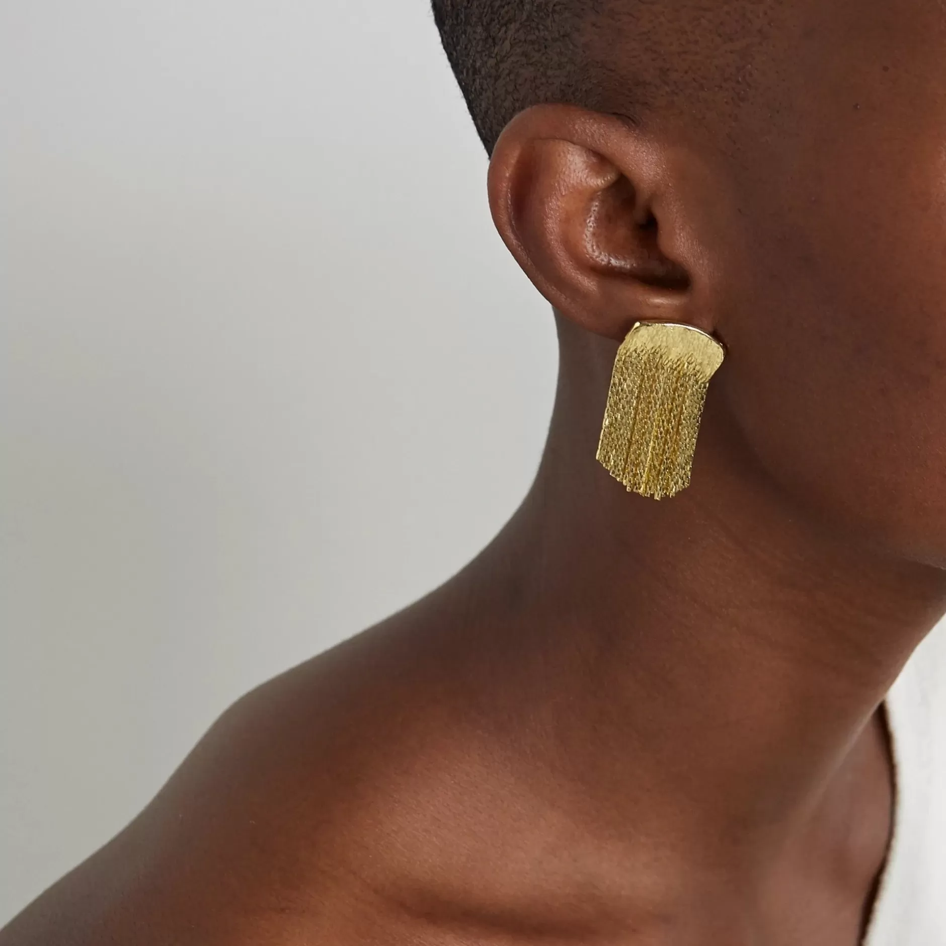 Anissa Kermiche Fil Earrings (Gold) Fashion