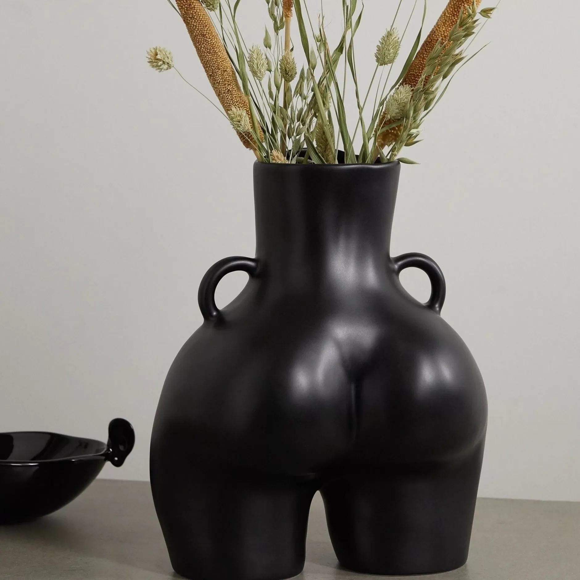 Anissa Kermiche Love Handles Vase (Black) Online