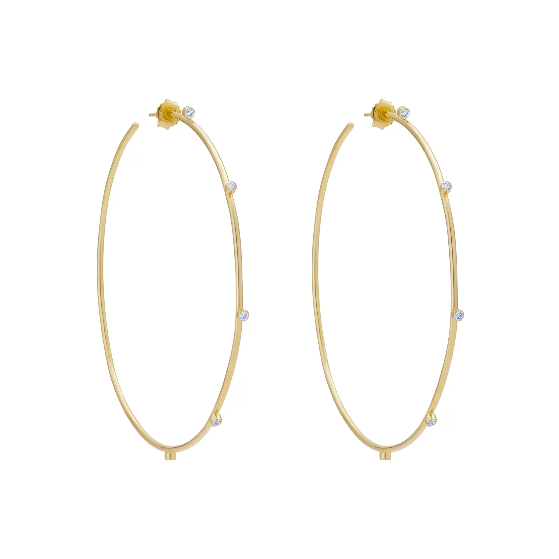 Anissa Kermiche Mega Razzle Dazzle Hoop Earrings Best