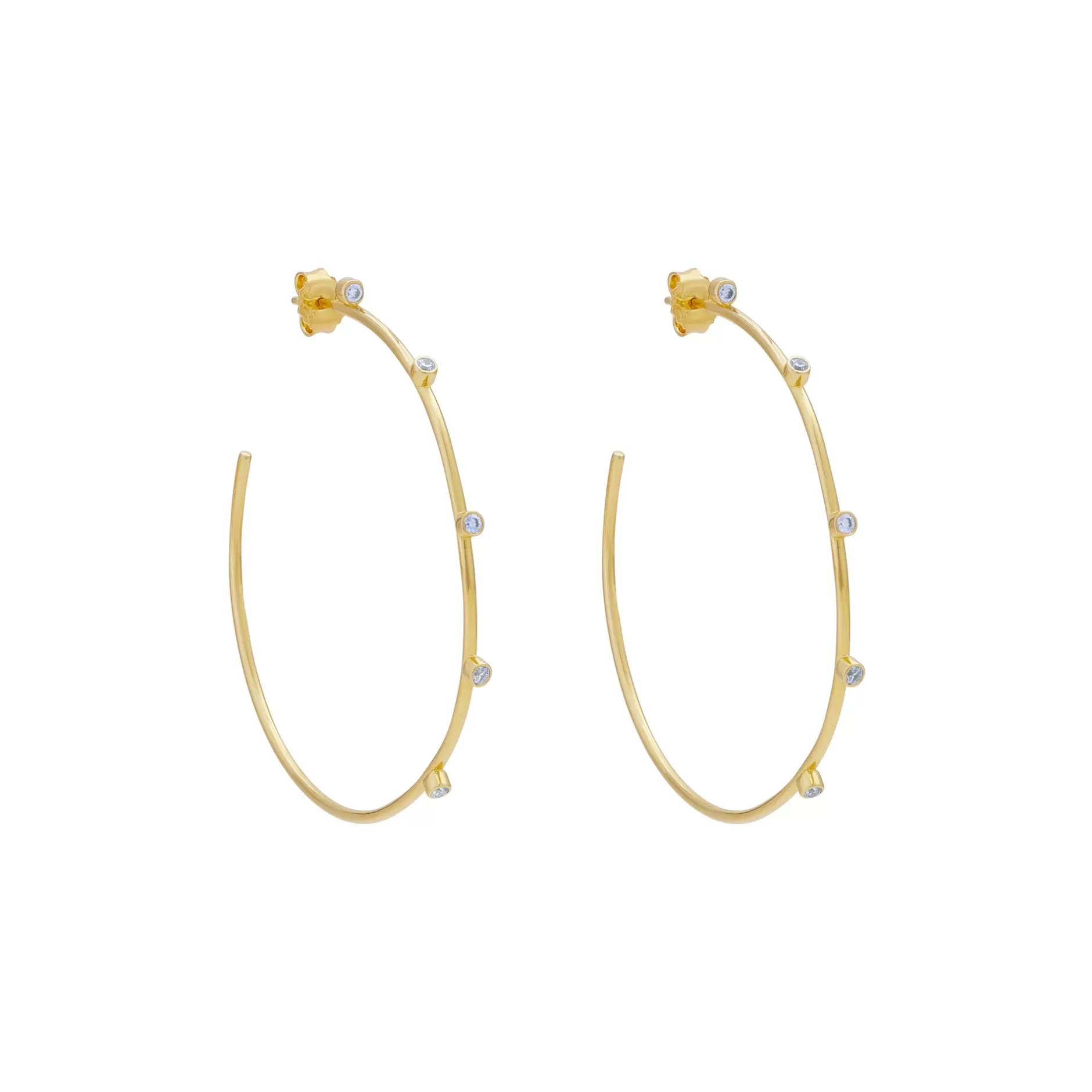 Anissa Kermiche Razzle Dazzle Hoop Earrings Shop