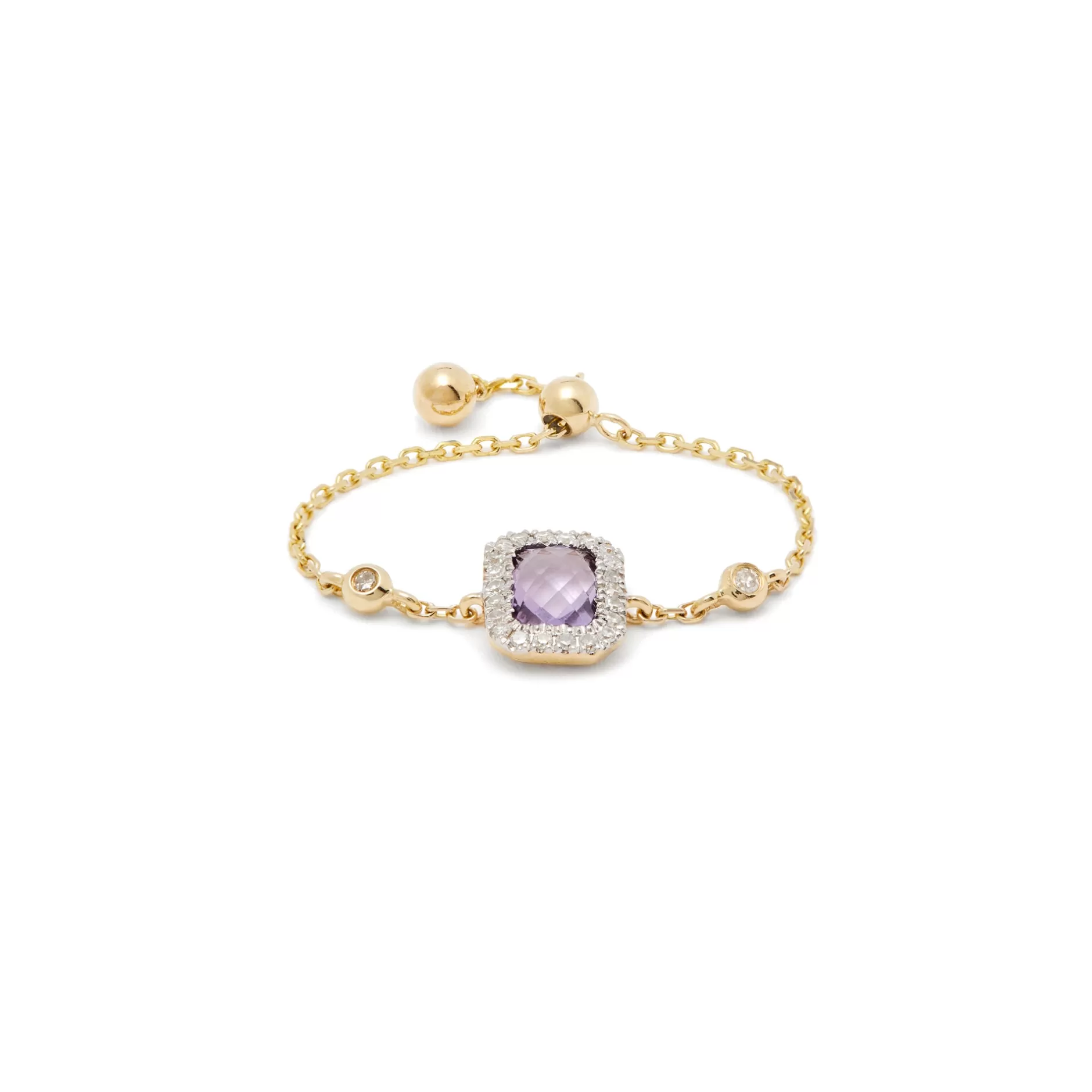 Anissa Kermiche Square Amethyst Ring Flash Sale