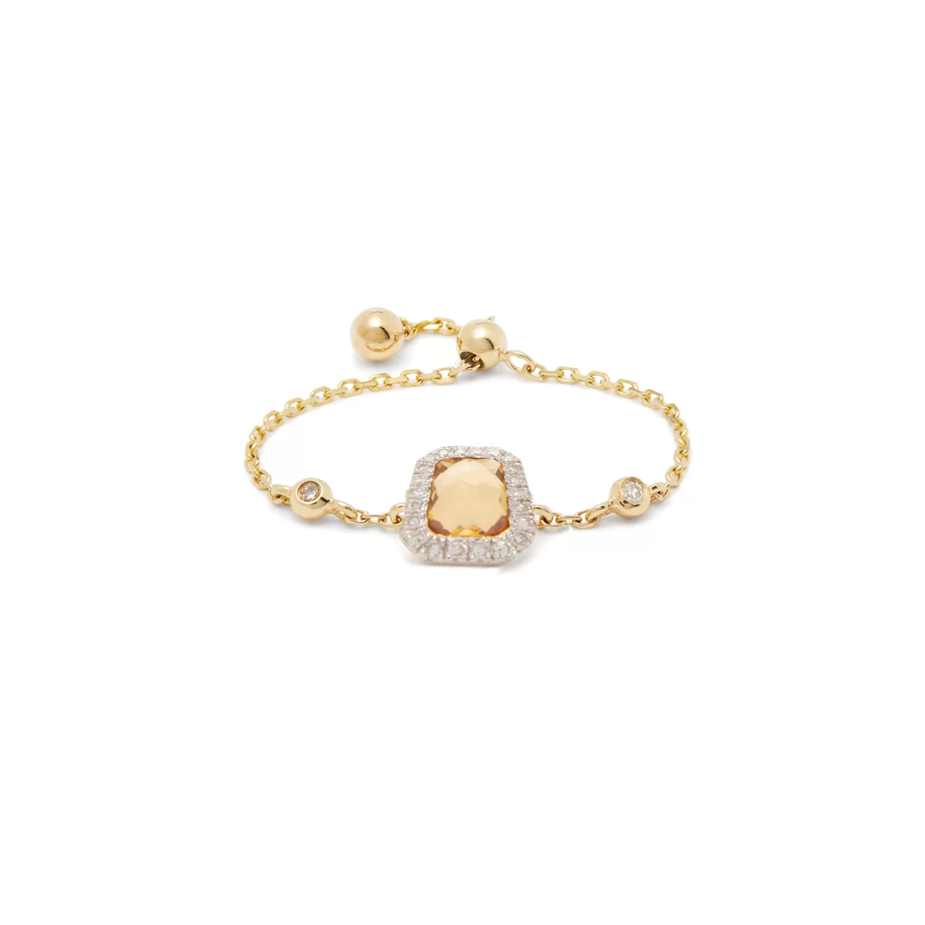 Anissa Kermiche Square Citrine Ring Best