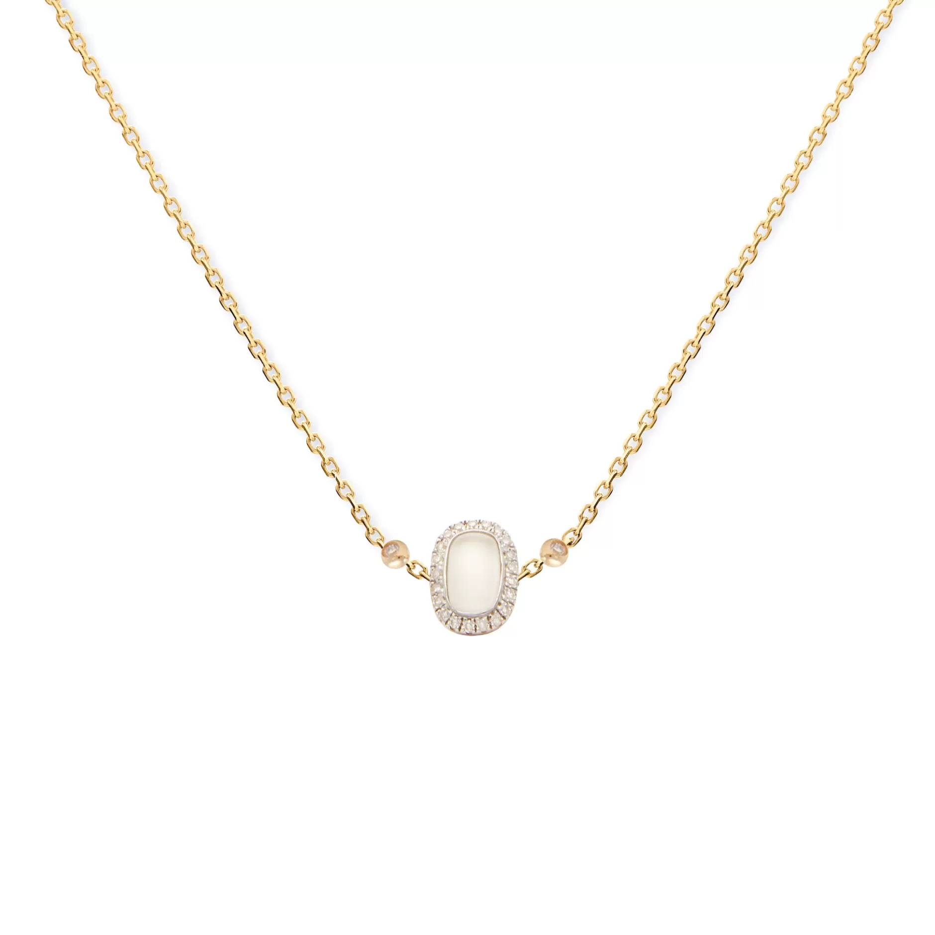 Anissa Kermiche Square Opal Necklace Hot