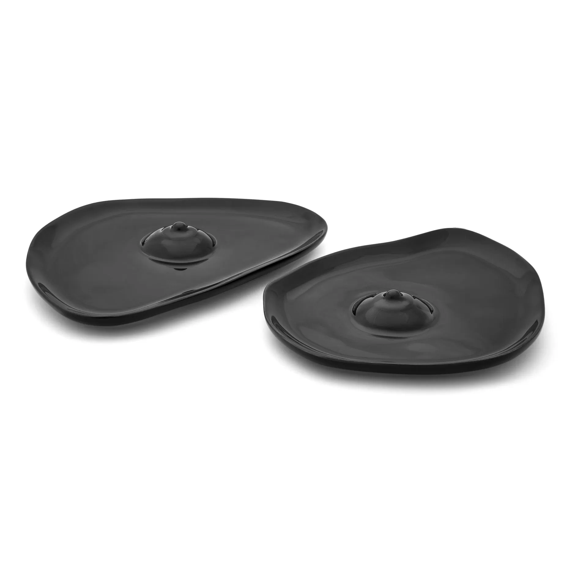 Anissa Kermiche Tatas Plates (High-Shine Black) Cheap