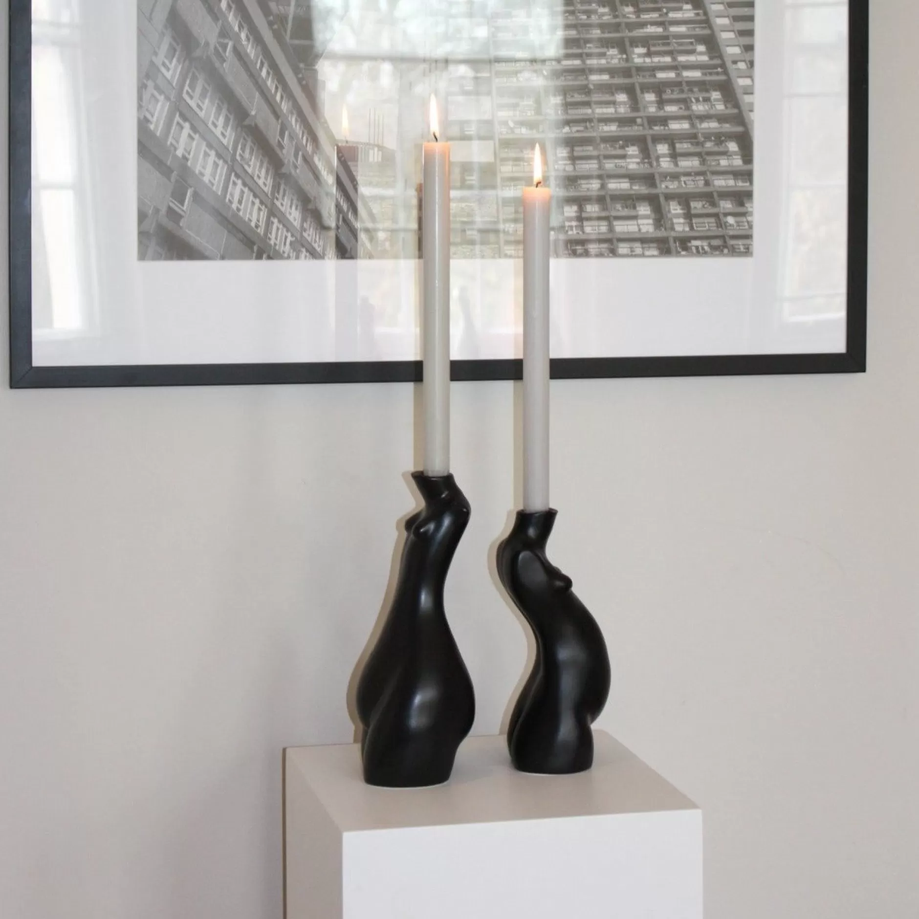 Anissa Kermiche Tit For Tat Candlestick Tall (Black) Clearance